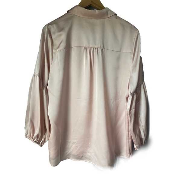 NWT- Laundry by Shelli Segal- Pink dress shirt, size large - Picture 3 of 6